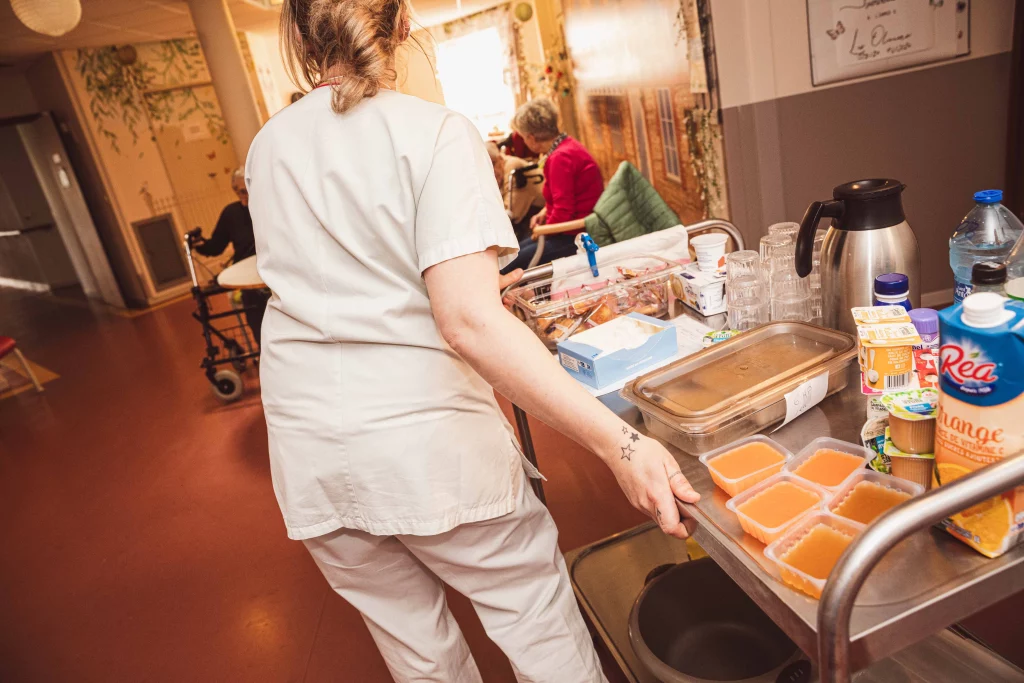 service boissons fraîches EHPAD SMLG