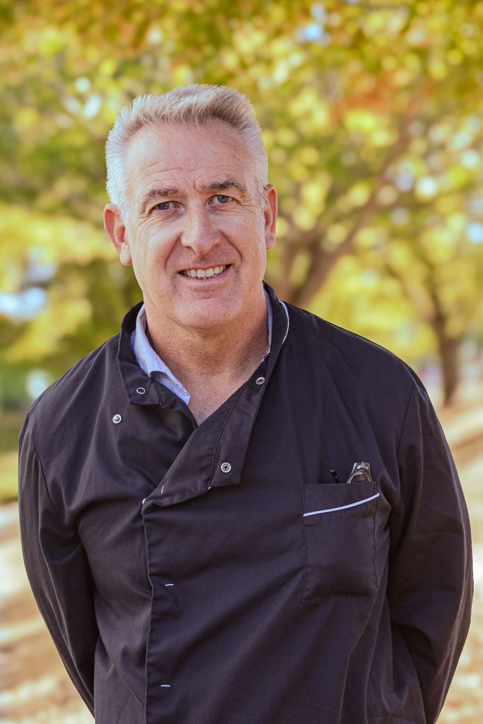 Christophe Boulaire - nouveau responsable Restauration du CH de Brocéliande lors de la semaine du goût